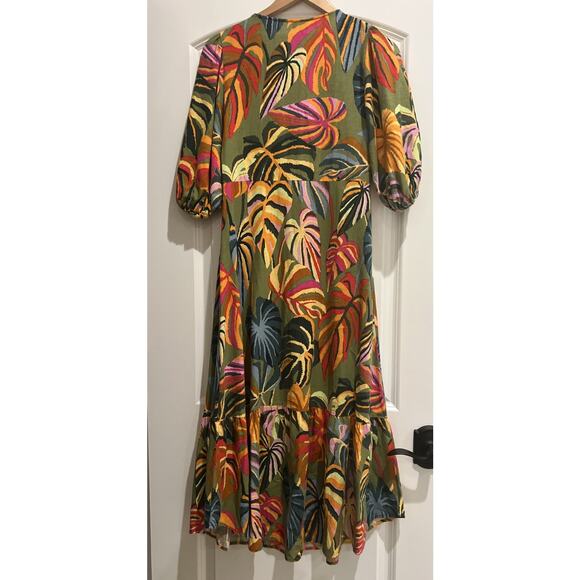 Farm Rio Maxi Floral Maxi Dress XS - Picture 3 of 12